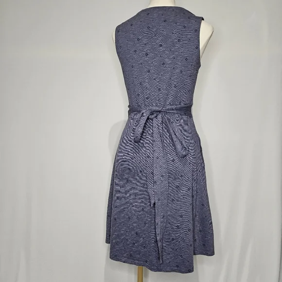 TOAD & CO ‘Printed Cue’ Wrap Dress With Pockets Sz M - Picture 7 of 8